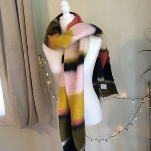 Madewell Striped Long Cozy Scarf